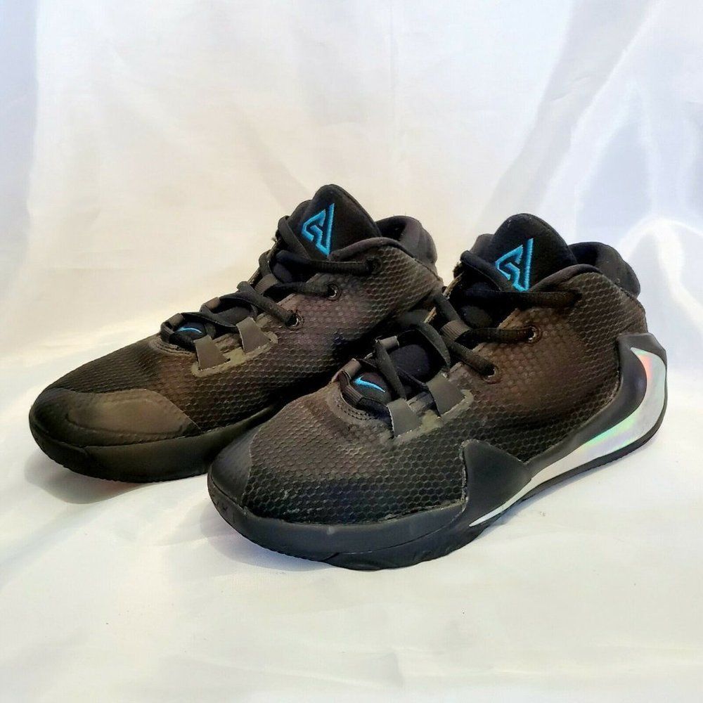 Nike Zoom Freak 1 One GS Size 4.5Y Giannis Antetokounmpo Shoes black‎ BQ5633-004